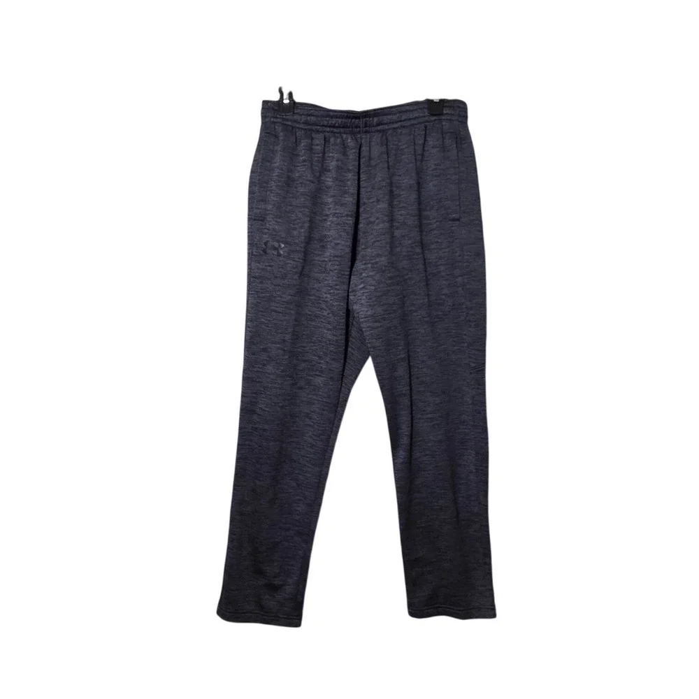 Under Armour Mens ColdGear Loose Fit Sweatpants Charcoal Grey Heather Large